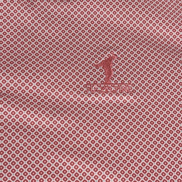 Peter Millar Summer Comfort Polo Men’s XL Pink Blue Geo Dot Performance Shirt - Picture 2 of 9